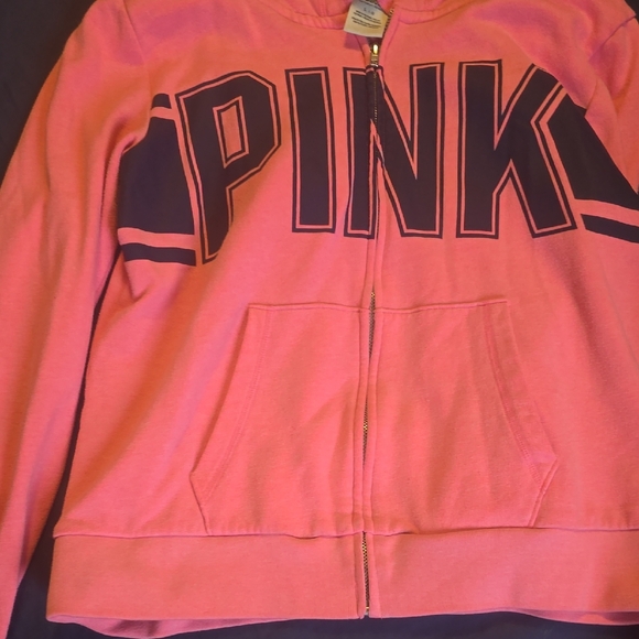 Vibrant Pink Hoodie by PINK Victoria's Secret - Picture 2 of 2